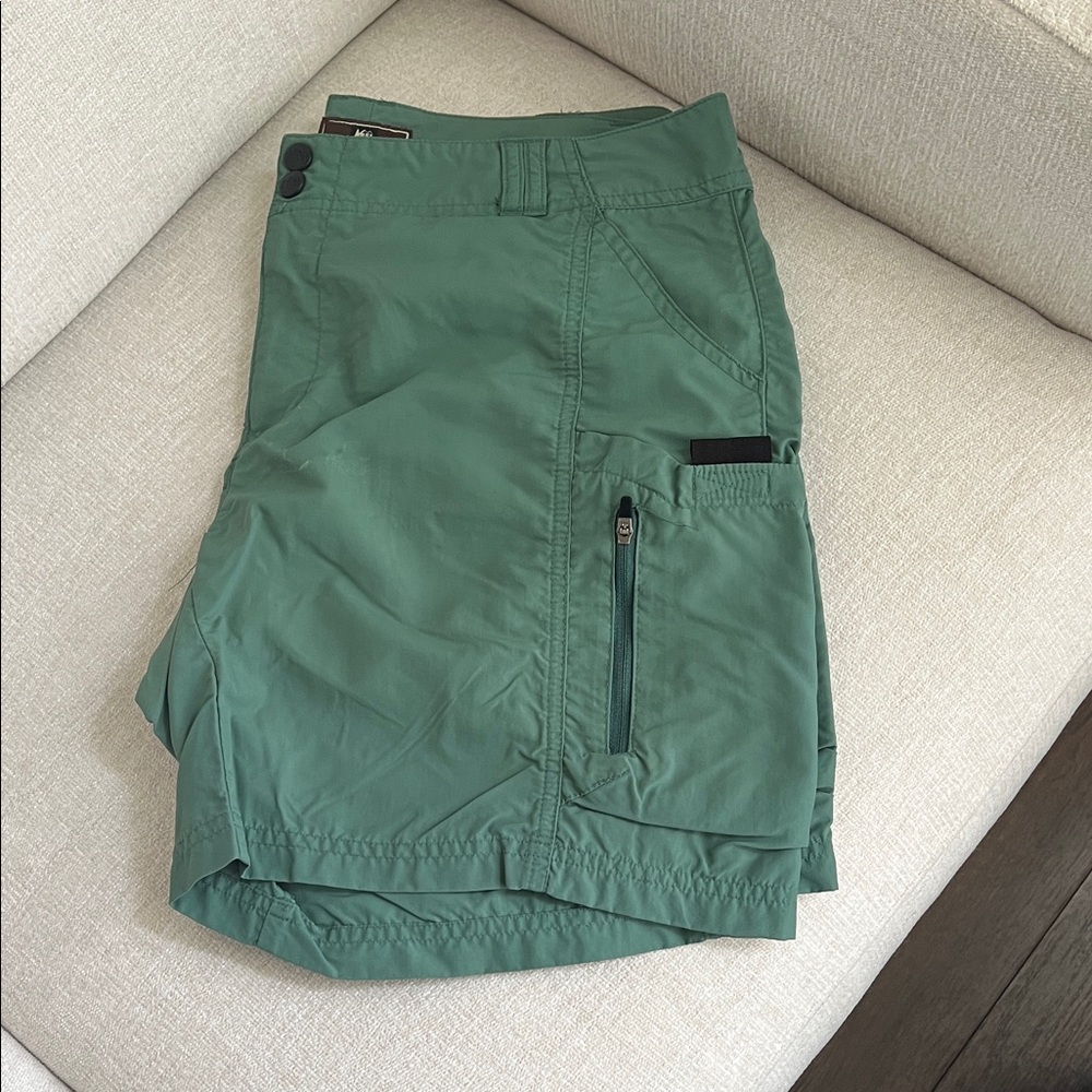 REI Green Performance Cargo Shorts